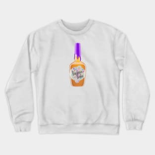 Badass Babe Whiskey: Empowering Design Crewneck Sweatshirt